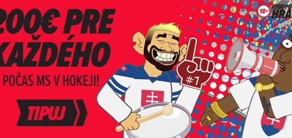 💥 Špeciálne bonusy počas MS v hokeji 2025 od DOXXbet – získajte až 200 € a stávku bez rizika!